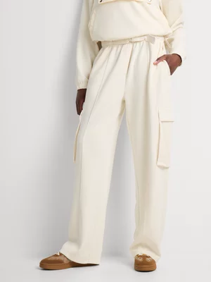 Luella Modal Blend Wide Leg Utility Pants