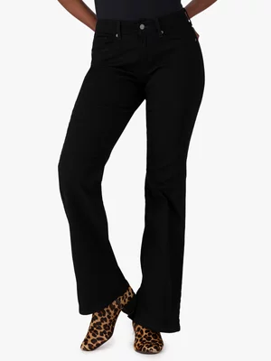 Women's Levi's Black Curvy Flare Sa Jeans