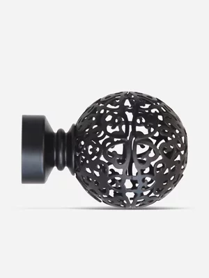 32mm Mesh Ball Finial Black