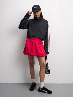 The FIX Women's Black Taslon Zip-Thru Co-Ord Jacket