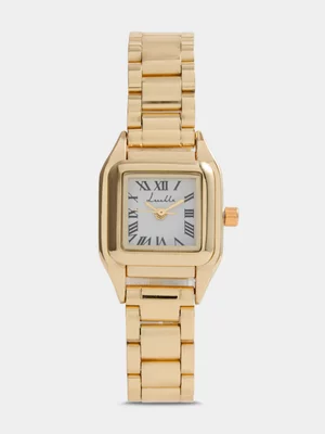 Luella Square  Metal Indices S25 Watch