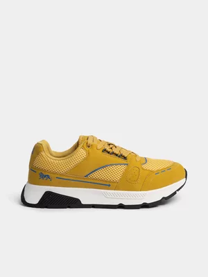  Mens Lonsdale  LD220601 Yellow Sneaker