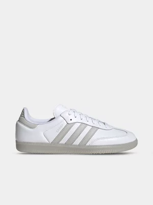 adidas Originals Men's Samba Grey/White Sneaker