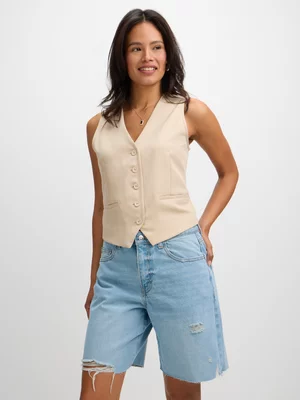 Jet Women's Light Wash Bermuda Denim Shorts