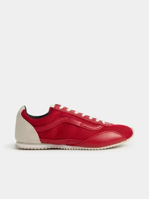 Vans Women's Sport Super Lowpro Trainer Chili Red Sneaker