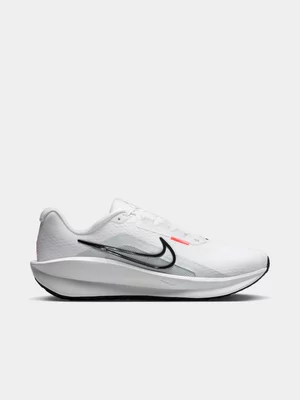 Nike Mens Downshifter 13 White/Grey Running Shoes 