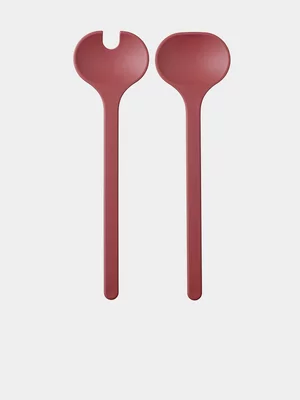 Mepal Silueta Salad Server Set Vivid Mauve