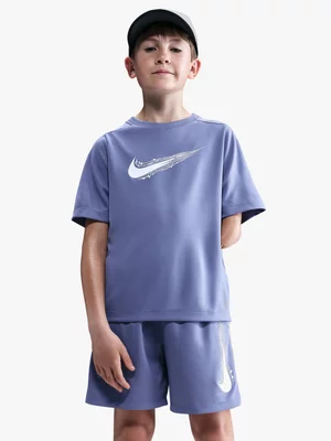 Nike Boys Dri-Fit Multi HBR Indigo/White Tee