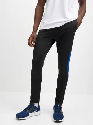 TS Mens Football Training Black/Blue Pants