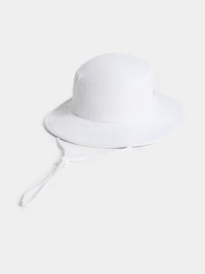 TS White Cricket Hat
