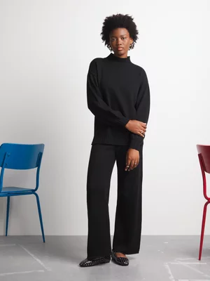 Women's Canvas Co-ord Cotton Knitwear Pant