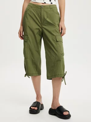 Women's Cotton On Green Cropped Cargo Pants