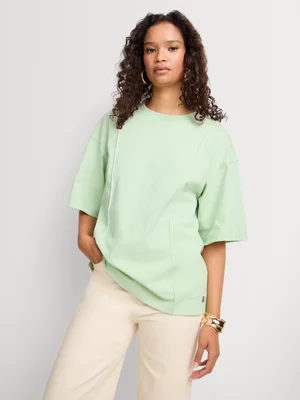 Panel Sculpt Relaxed Fit T-Shirt 