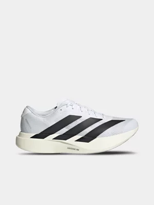 adidas Mens Adizero Evo SL White/Black Running Shoes