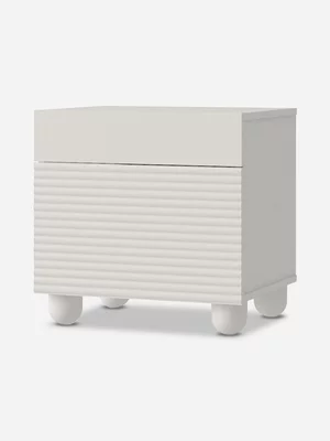 Self Assembly Unfold Cloud Pedestal Lacquer WhIte