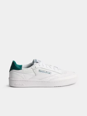 Reebok Women's Club C Vintage White/Green Sneaker