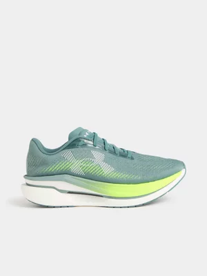 Under Armour Mens Velociti Pro Grey/Green Running Shoes 
