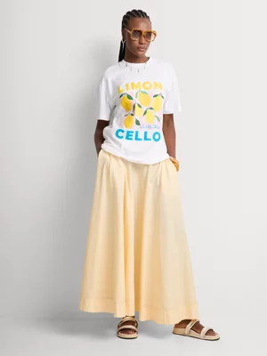 Limon-Cello Oversized Graphic T-Shirt 
