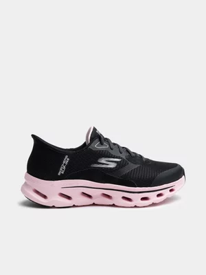 Women's Skechers Glide-Step 2.0 Black/Pink Sneaker