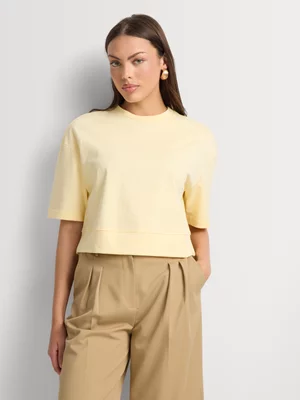 Boxy Wide Hem T-Shirt 