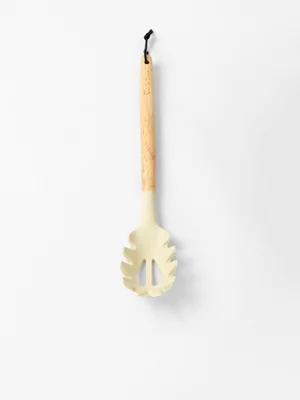 Sur La Table Ivory Acacia Wood Spaghetti Spoon