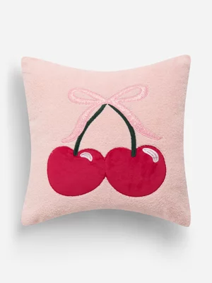 Jet Home Cherry Applique Fleece Scatter 45X45Cm