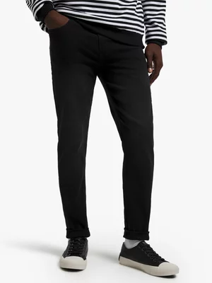 Exact Men's Black Straight Leg Jeans