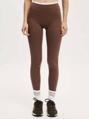 Women's Cotton On Brown Active Ultra Soft Full Length Tights