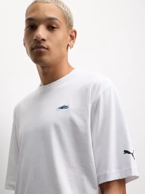 Puma Men's Prime Essentials Speedcat Sneaker White T-shirt