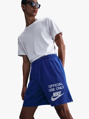 Nike Mens Club Knit Blue Shorts