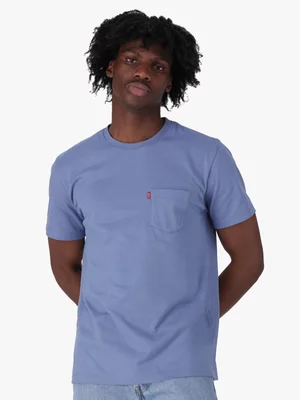 Men's Levi's Blue Classic Pocket Za Sunset T-shirt