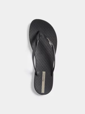 Women's Ipanema Wave Black Sandal 