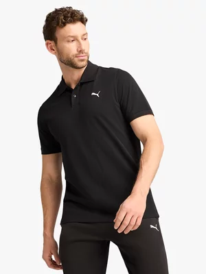 Puma Mens essential Pique Black Polo