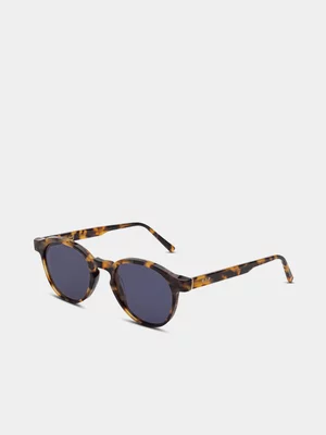 Retrosuperfuture Brown THE WARHOL CHEETAH Sunglasses 49mm