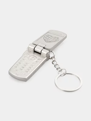 Redbat Unisex Cellphone Silver Charm