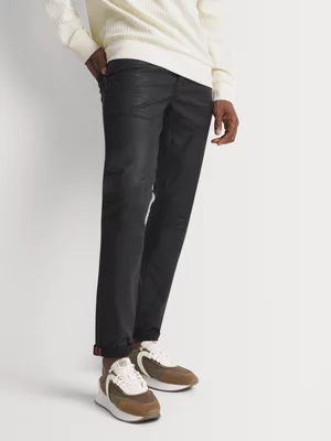 Fabiani Men's Black Skinny Denim Jeans