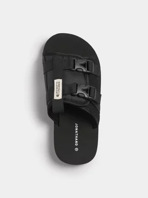Jonathan D Men's Black Sandal