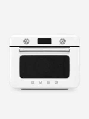 SMEG Retro Countertop Steam Oven 30L Ice White