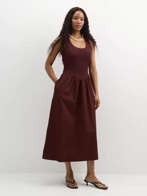 Exact Women's Chocolate Combo Dress