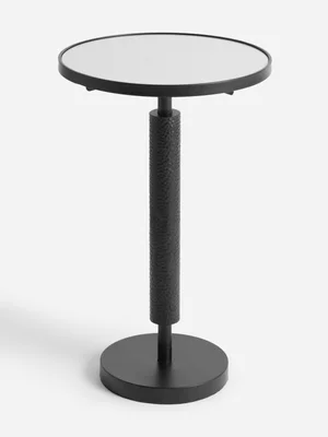 Jet Home Black Marble Side Table