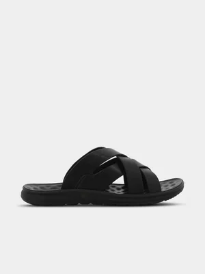Men's Pierre Cardin Black Rex Sandals