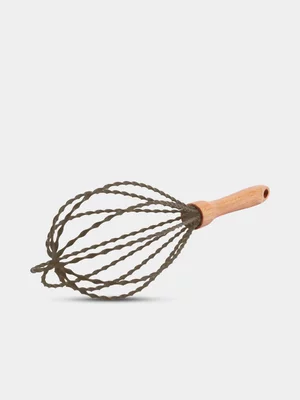 Kitchen Think Large Beechwood Whisk Mocha