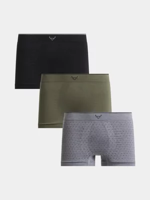 Exact Men's 3-Pack Seamless Trunks