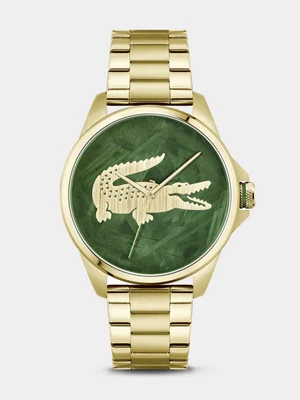 Lacoste Le Croc Gold Plated Bracelet Watch