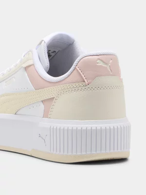 Women's Puma Carina Mia White/Cream Sneaker