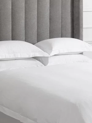 Guest House Diamond Jacquard Duvet Cover Set White