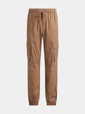Exact Older Boy's Brown Utility Pants