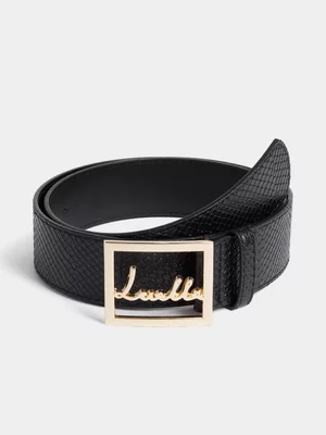 Luella Lizzard Buckle Belt
