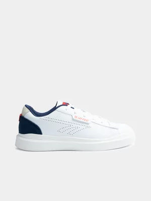 Mens Hi-Tec Harley White/Navy Sneaker