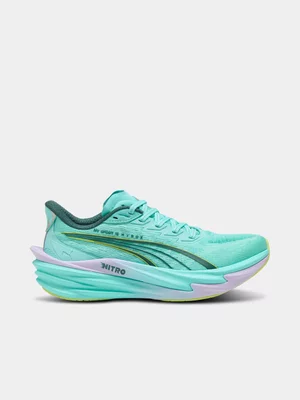 Puma Womens Deviate NITRO 4 x HYROX Intense Mint/Light Training Shoes 